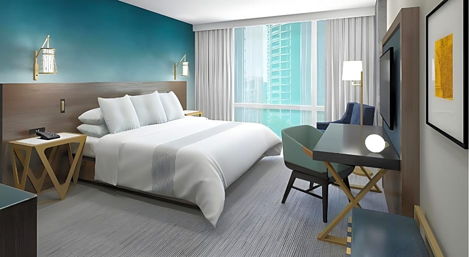 Photo 1 of 15 of Junior 1 King Bed Suite, Hearing/Mobility Accessible, Roll in Shower
