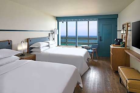 Premium Queen Room with Two Queen Beds and Ocean View