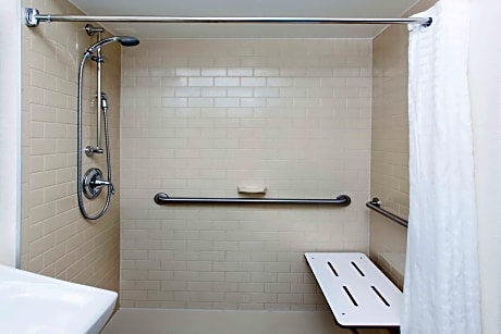 Mobility Accessible Studio Suite Queen Roll-In Shower
