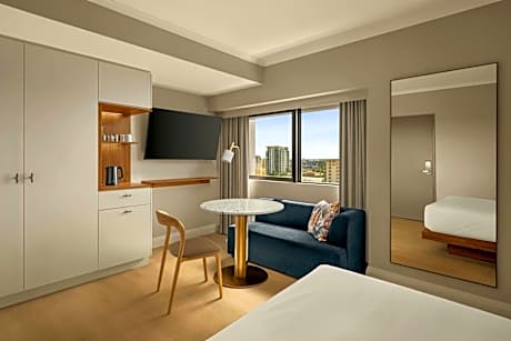 Premium Queen Room with Two Queen Beds and City View