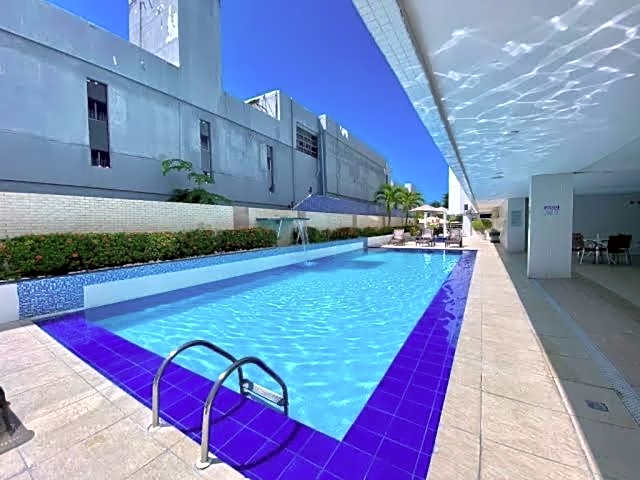 Confortável flat em frente à praia de Tambaú