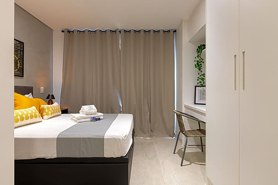 Easy Star - Studio charmoso com piscina no Brooklin!- YT03H