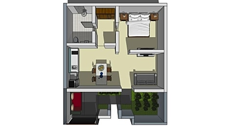 One Bedroom Family