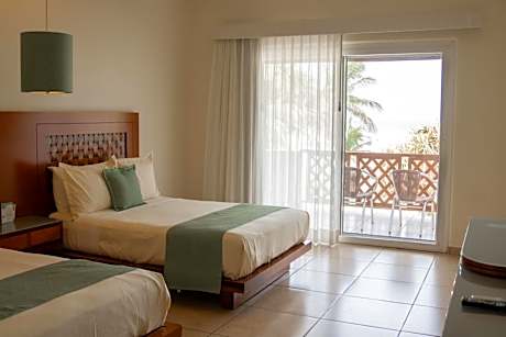 Double Room with Two Double Beds with Ocean View