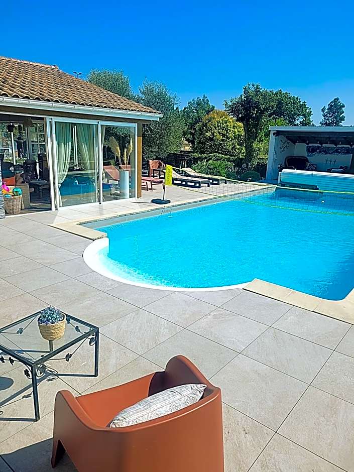 Chambre Vigne, piscine spa fitness