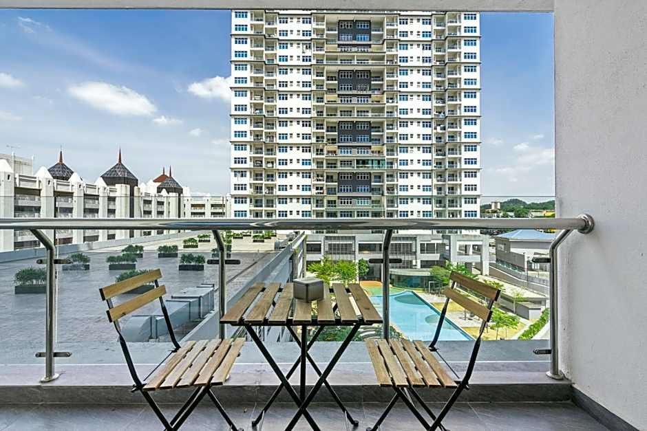 Puchong Skypod Residence, 1-5 pax with Balcony Unit, Walking Distance to IOI Mall, 10min Drive to Sunway