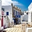 Superb Naxos Apartment Triple Studio Semi-Basement Private Balcony