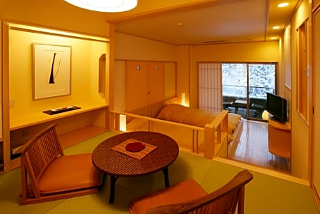 Superior Room with Tatami Area and Open-Air Bath
