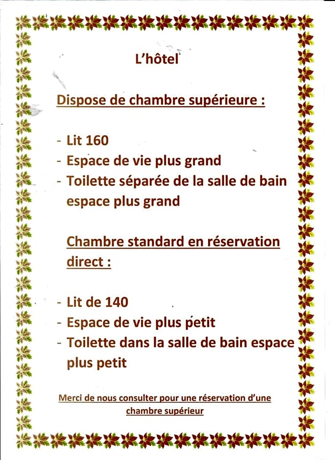 Logis Hôtel Saint-Hubert