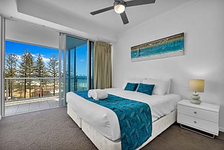 Three-Bedroom Apartment with Beach View