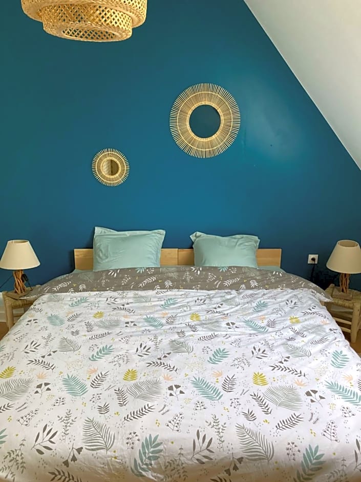 Chambre-appartement d hôtes de Kermoal-cuisine et sdb privées