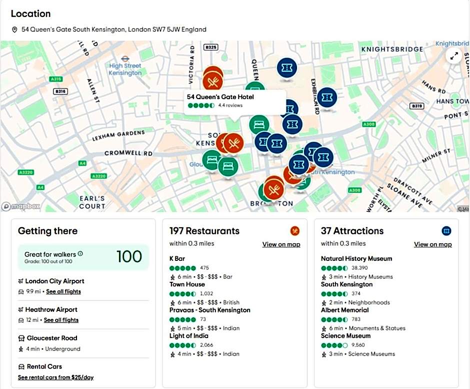 54 Queen's Gate Hotel