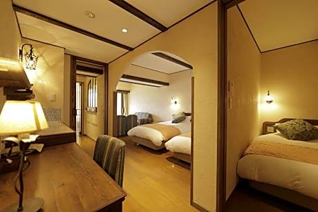 Mount Fuji View Run of House Room for 3 People with Bathtub