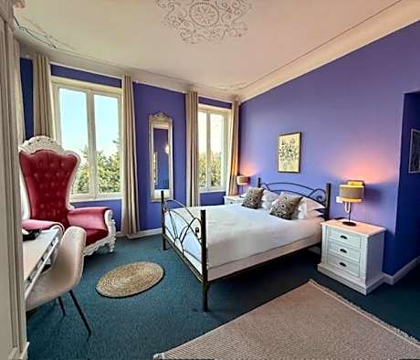 Large double room with balcony and panoramic view