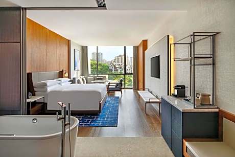 Club Queen Room with Club Lounge Access and Garden View