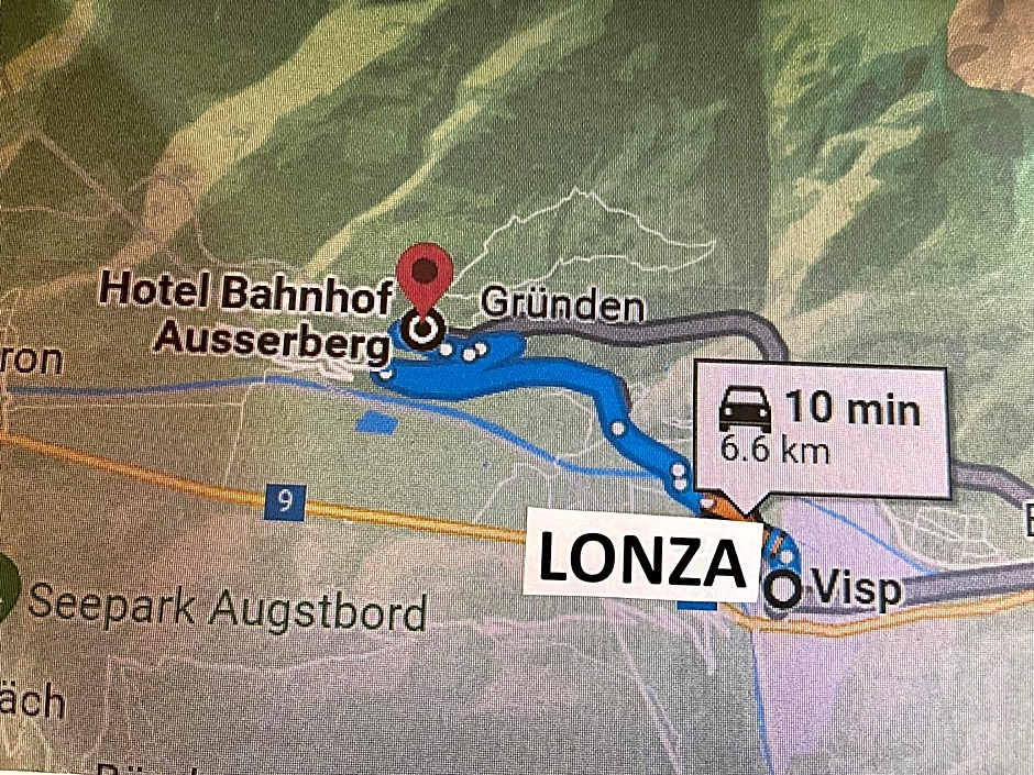 VISPERBLICK 24-7 Parkplatz und Frühstück inkl