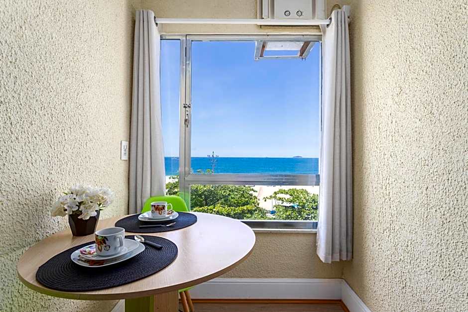 Deslumbrante vista para a Praia de Copacabana.