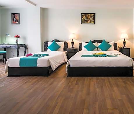 Standard Family Room with free breakfast, dinner and laundry