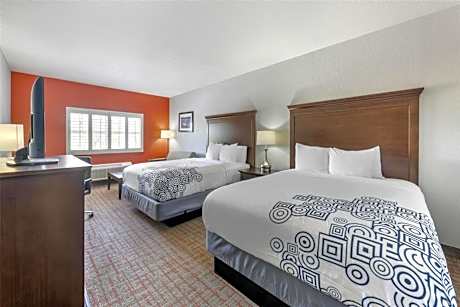2 Queen Beds, Non-Smoking, High Speed Internet Access, Microwave And Refrigerator, Love Seat, Desk, 