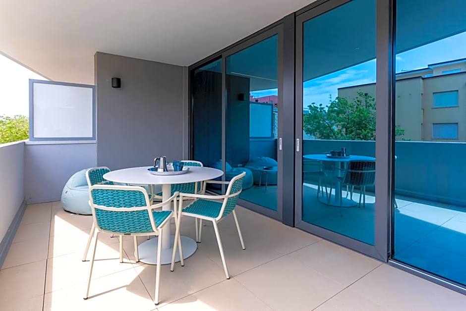 Aparthotel Zefiro com design, large terrace, bike, near beach and thermal