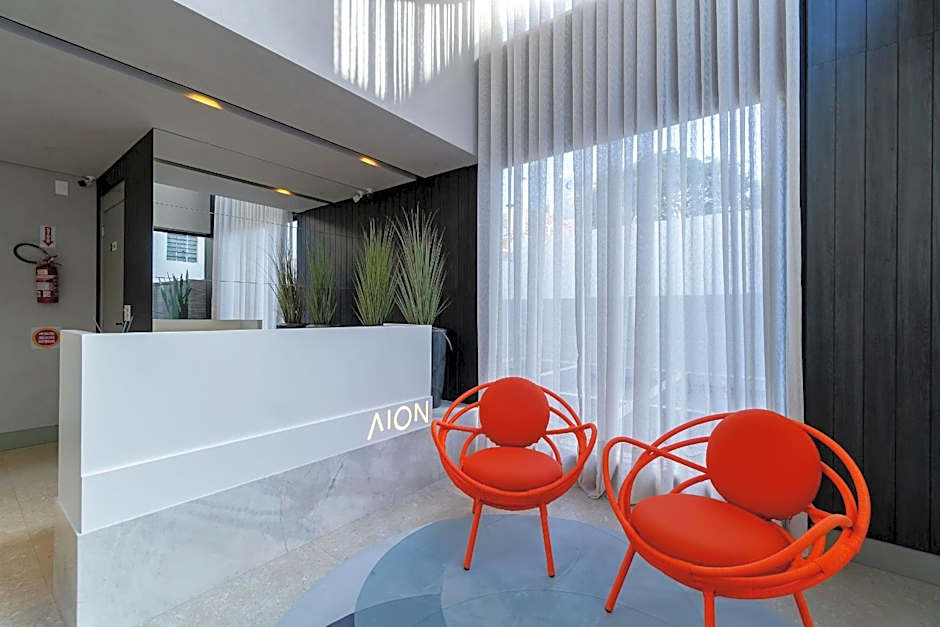 AION suítes 103 - Compacto e luxuoso Loft - Rooftop com piscina e academia - À poucos passos da praia