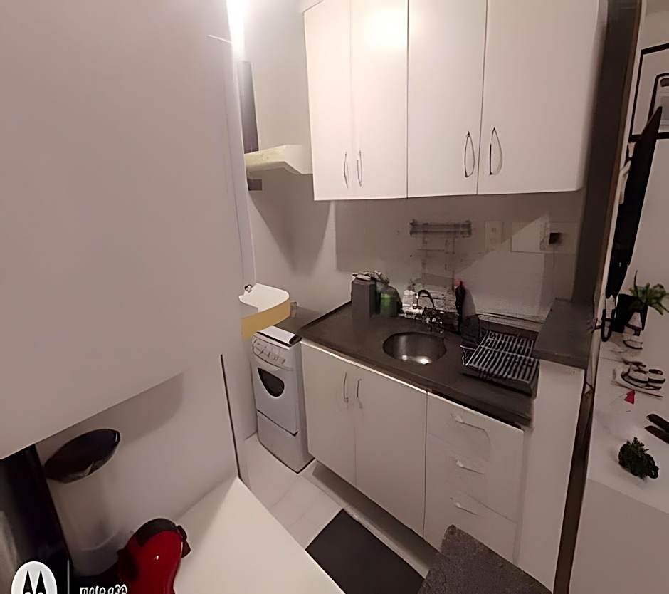 Flat com Piscina, Sauna e Estacionamento