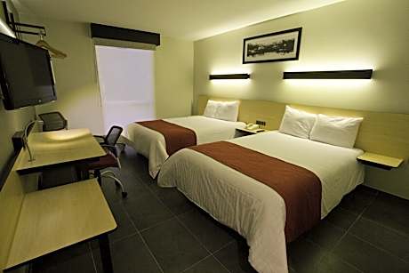 TWO DOUBLE BEDS