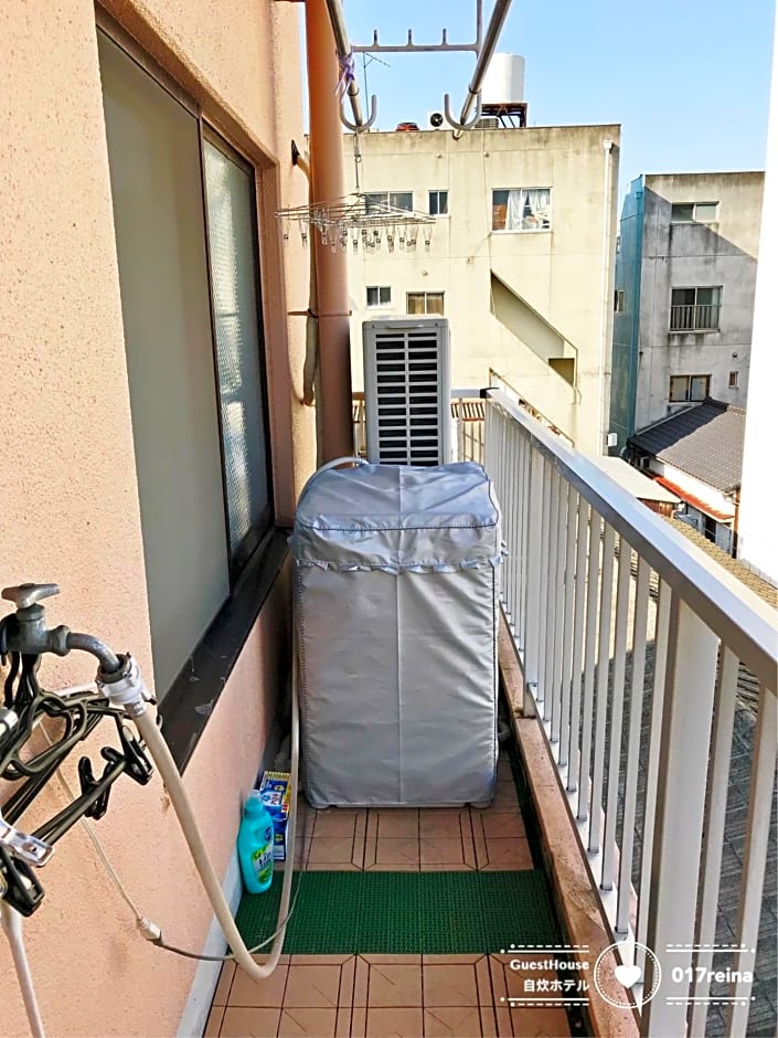 GuestHouse017徳島個室 飲食街中心 阿波踊り会館7分 文理&徳島大学 アスティとくしま車8分