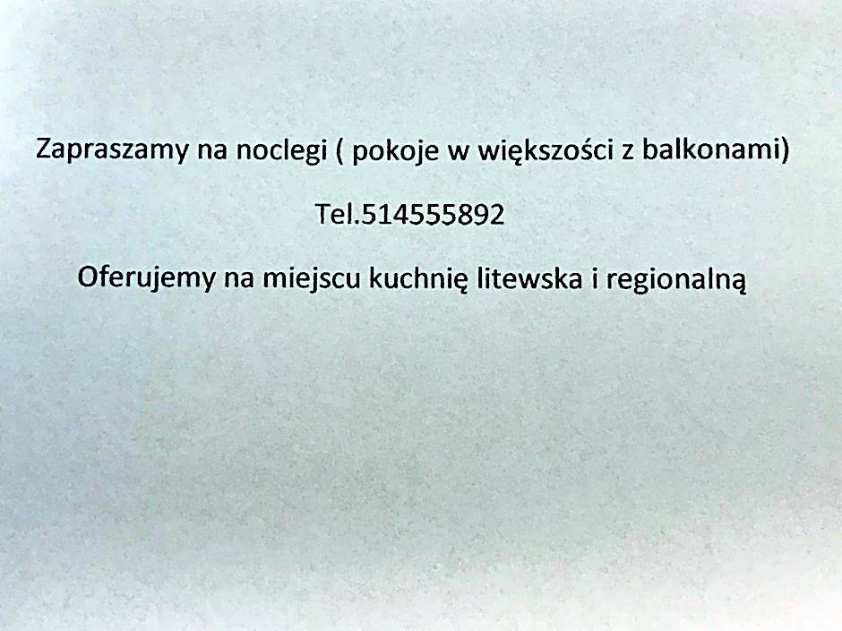 Zajazd u Lecha Pokoje Sucha Rzeczka 3b Kuchnia Regionalna i Lytewska