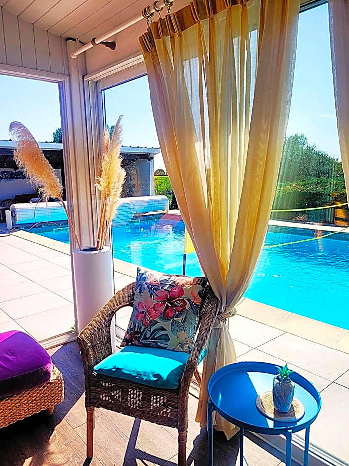 Chambre Vigne, piscine spa fitness