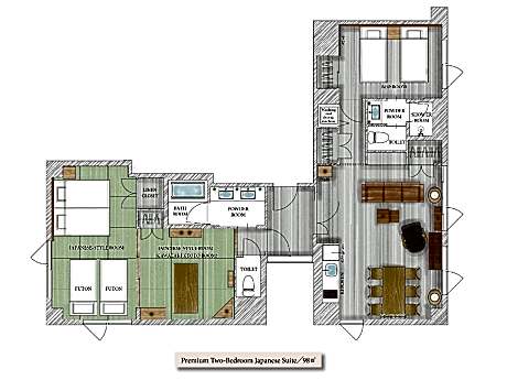 2-Bedroom Premium Japanese Style Suite