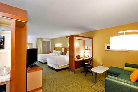 Queen Studio with Two Queen Beds and Sofa Bed