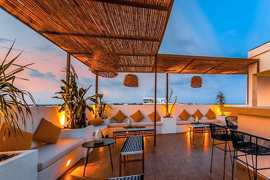 Terrasse Hotel Playa del Carmen