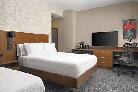 Double Room with Two Double Beds - Hearing Access