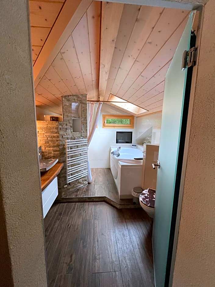 Einzelzimmer im Chalet Milital