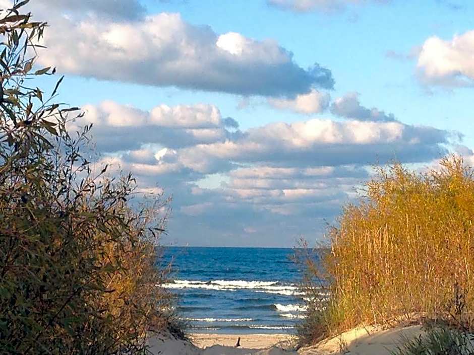 Jantar, dom blisko plaży z sauną