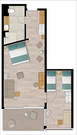 Family Suite with Balcony