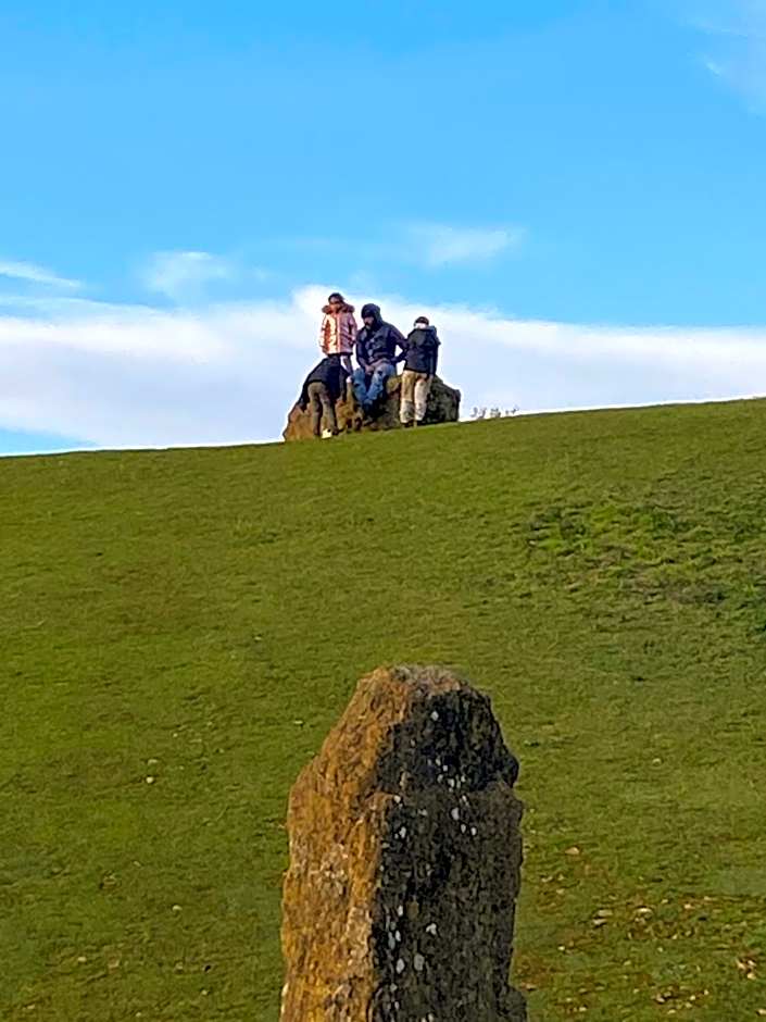 Shepherds Huts Ham Hill, 2 double beds, Bathroom, Lounge, Diner, Kitchen, LOVE dogs & Cats Looking out to lake and by Ham Hill Country Park plus parking for large vehicles available also great deals on workers long term This is the place to relax and BBQ