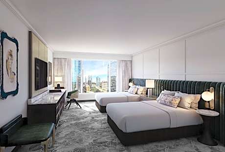 2 Double Beds Club Non-Smoking