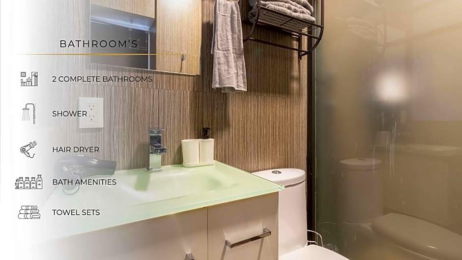 204 Historic Center 2Bdrm 2Bath AC Apt Rooftop