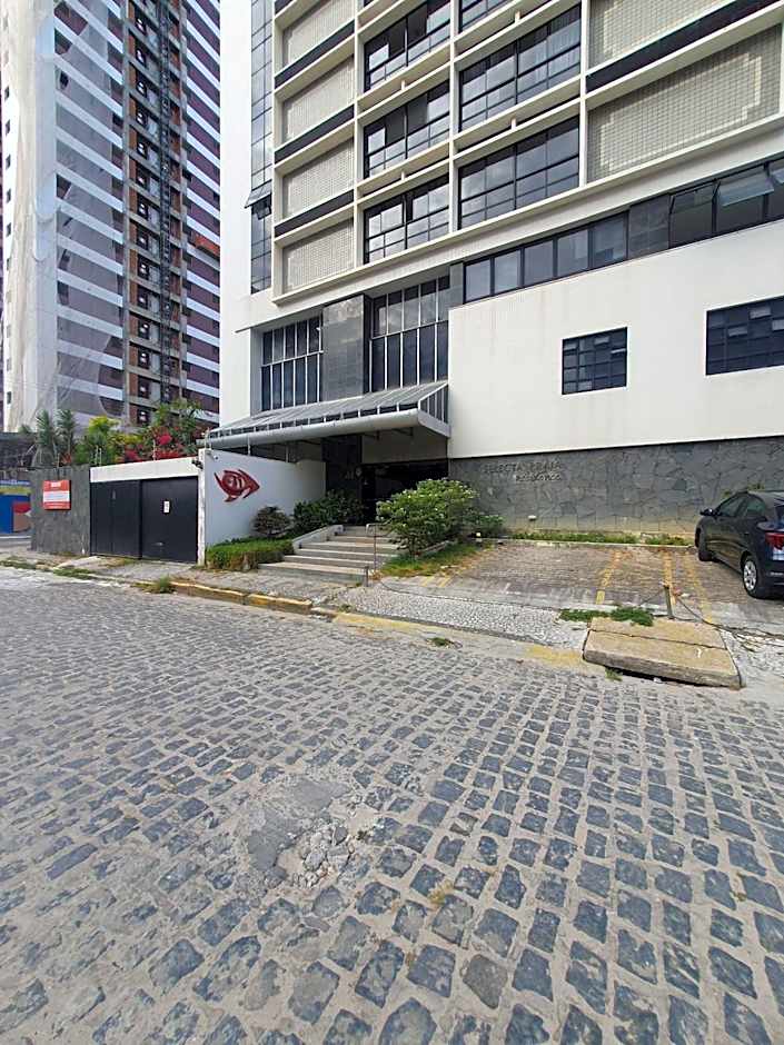 Apartamento 150m praia, vista p Mar, e Piscina na cobertura