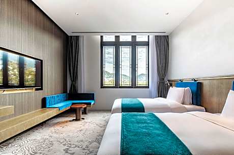 Maoshan Courtyard Twin Room