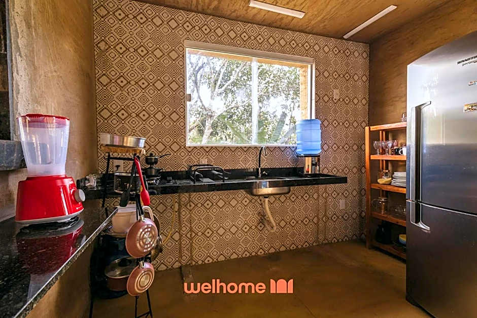 Casa na pedra em Serra Negra vista para montanha