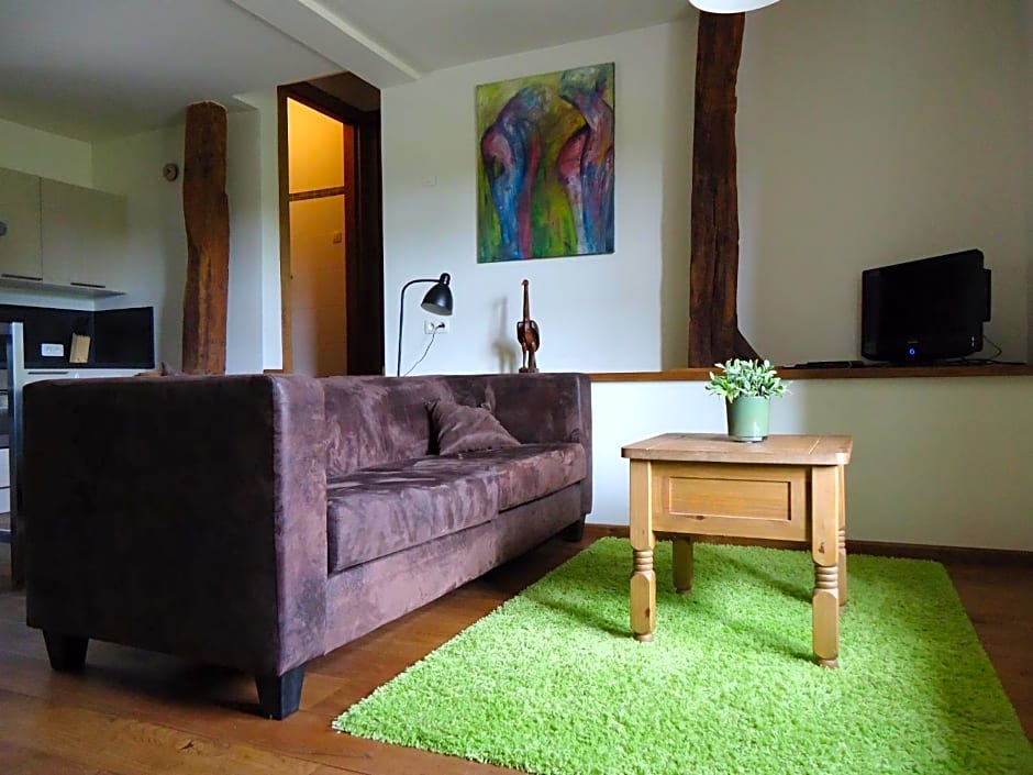 B&B Ferme de Leuze Rustieke Gîtes nabij Durbuy, eigen laadpalen