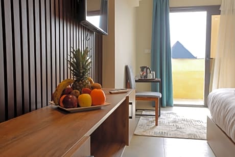 Deluxe Double Room with Pyramids Front View