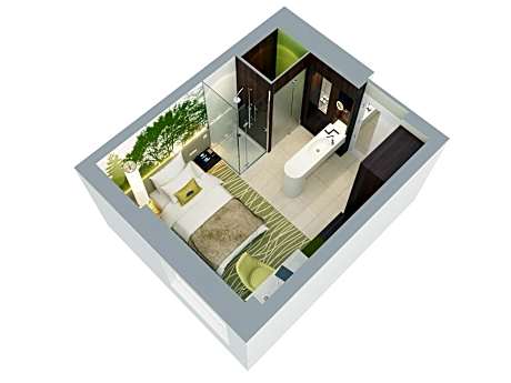 Business room with 1 Queen Bed