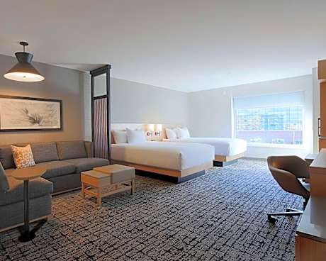 Queen Room with Two Queen Beds, Sofa Bed and Accessible Tub