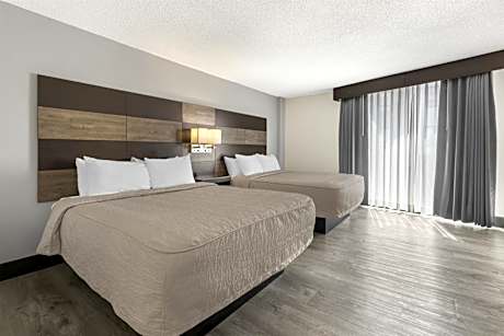 Queen Room with Two Queen Beds and Walk-In Shower - Pet Friendly/Non-Smoking