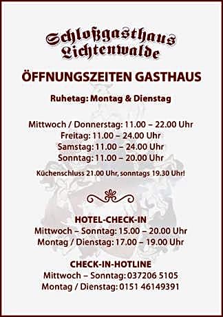 Schlossgasthaus Lichtenwalde