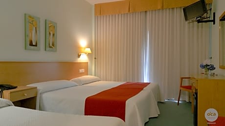 double pool view with adult extra bed